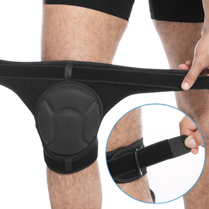 Protège-jambes en polyester épaissi, absorption des chocs, design antidérapant, protection multisports, respirant, coupe-vent, léger - Product Image 3