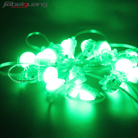 Luz LED de Píxeles Redonda Navideña Permanente de 30 mm RGB RGBW UCS1903 UCS2904, Fuente de Luz Puntual LED de Píxeles para Exteriores Resistente al Agua
