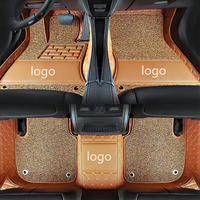 Tapis de sol de voiture 5D en cuir personnalisés de qualité supérieure, vente chaude 2025, directement de l'usine