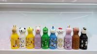 Nouvelle arrivée ZB, vente en gros, bouteille d'eau potable en plastique personnalisée de 500 ml, mignonne, bon marché, avec couvercle en forme d'animal, paille, tasse pour cadeau