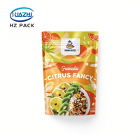 Sachet Doypack Antistatique et Anti-humidité avec Fermeture Zip pour Sushi, Flocons d'Avoine, Lait en Poudre, Matcha, Chewing-gum et Aliments pour Animaux