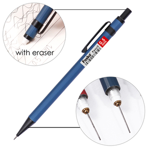 Lápices propulsores de plomo Foska de 0,5 MM y 0,7 MM, lápices mecánicos de Color para niños, niñas, regalo, suministros para estudiantes escolares, durabilidad - Product Image 2