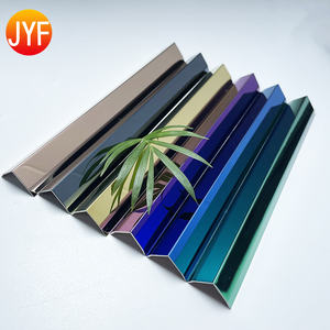 A0006 decorativo <span class=keywords><strong>per</strong></span> mobili 304 oro 8k specchio in acciaio inossidabile a forma di L striscia di rivestimento <span class=keywords><strong>per</strong></span> bordi angolari a parete - Product Image 6