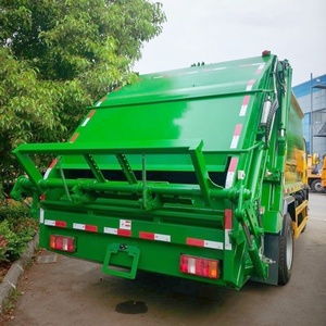 รถบรรทุกขยะดีเซลขนาดเล็กยี่ห้อ China Howo แบบ 4x2 พร้อมเครื่องอัดขยะ  ขนาดตัวถังบน 5 คิว 6 คิว 7 คิว - Product Image 2