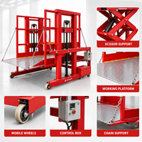 Plateforme élévatrice mobile pour conteneurs de 2 et 3 tonnes, plateforme de chargement et de déchargement, table élévatrice