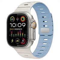 Correa de Reloj Deportiva de Silicona con Pin Magnético XDfind para Relojes de 42/44/45/46/49mm/Ap