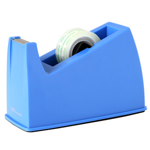 Deli Tape Dispenser Blue 18mm Steel Blade Plastic Base Office Use - Product Image 1