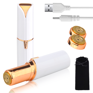 PRITECH Rounded Head Mini Electric Lipstick Shaver Hair Removal Women Electric Lady Shaver Portable Stainless Steel ABS 0.5W