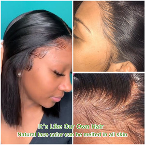 Cheap Short Bob <strong>Wigs</strong> <strong>Human</strong> <strong>Hair</strong> Lace Front <strong>Wigs</strong> <strong>Human</strong> <strong>Hair</strong> Wholesale Raw Indian Virgin <strong>Hair</strong> HD Lace Frontal <strong>Wigs</strong> <strong>for</strong> <strong>Black</strong> <strong>Women</strong> - Product Image 5