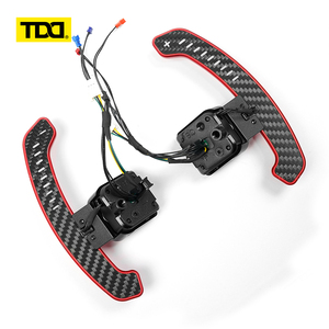 แป้นเปลี่ยนเกียร์ TDD LED แม่เหล็กคาร์บอนไฟเบอร์ สำหรับพวงมาลัย Audi C8 ซีรีส์ A6 A7 S6 S7 RS6 RS7 - Product Image 5