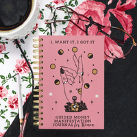 Journal de Manifestation Guidée de Richesse pour Femmes : Planificateur de Gratitude et de Loi de l'Attraction en Spirale – Vente en Gros
