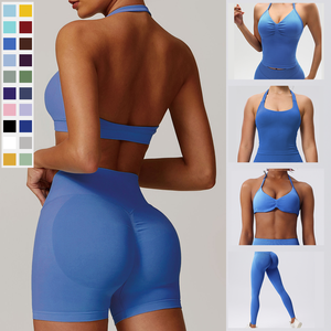 Produttore di <span class=keywords><strong>Abbigliamento</strong></span> Sportivo Personalizzato, Fornitore OEM di Set Activewear <span class=keywords><strong>per</strong></span> Marchi Privati, Fabbrica di <span class=keywords><strong>Abbigliamento</strong></span> <span class=keywords><strong>Yoga</strong></span> Senza Cuciture - Product Image 4