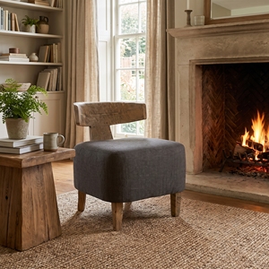 The Kate low <b>chair</b> has a sleek, minimalist design with soft cushions and sturdy <b>support</b>, perfect for any modern living room. - Product Image 6