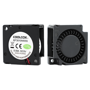 CoolCox 30x30x10mm DC Bürstenloser Lüfter 5V OEM Kühlung Luftreiniger Kunststoffblatt Mikroprojektor Umwelttester - Product Image 6