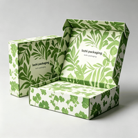 Boîte en carton pour envoi postal, emballage de luxe, impression de logo personnalisé, boîte en carton pour cosmétiques