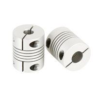 Couplage d'arbre flexible D20 L25 5x8mm 5x5mm |   Coupleur de moteur en alliage d'aluminium résistant à la corrosion pour imprimante 3D axe Z 100 Nm