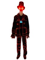 Nouveau costume Tron Cosplay tenue à fibres optiques vêtements lumineux Disco DJ vêtements de spectacle de danse