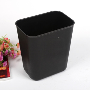 Square Open Top Trash Can 7L Rectangular Indoor Storage Bin For Kitchen <b>Bathroom</b> Waste <b>Basket</b> Black Gray Beige - Product Image 3