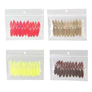 Bộ mồi câu mềm 5.5cm 1.9g 1 cái/10 cái/túi 4 màu Mồi tôm giả nổi câu cá Mồi tôm mềm Hàng mới về - Product Image 2