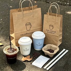 Gobelets à café biodégradables texturés avec couvercles, personnalisables avec logo, écologiques, jetables, pour boissons chaudes à emporter, pour cafés, vente en gros, 8oz/12oz/16oz - Product Image 5
