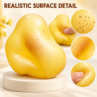 HD 6cm Vormbaar Aardappel Squishy Speelgoed Langzaam Terugverende Decompressie Realistisch Voedsel Speelgoed Fruit Stressverlichting Knijpen Jongens 5 7 Jaar
