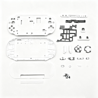 Kit complet pour console de jeu PSV Psvita 2000 : coque, couvercle de fente SD, bouton de fonction, pièces de réparation en plastique, boîtier