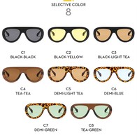 Nouveau à la mode 2025 marques de mode surdimensionné Aviation UV400 PC petit cadre nuances Logo personnalisé concepteur classique lunettes de soleil hommes femmes