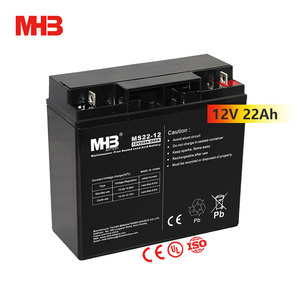Mhb Ms22-12 Rechargeable Solar <b>12V</b> 22ah Lead Acid <b>Deep</b> <b>Cycle</b> Marine <b>Battery</b> for Power Tools - Product Image 1