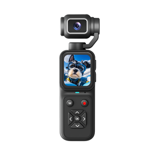 Cámara Gimbal Portátil <span class=keywords><strong>con</strong></span> Video 4K, Grabación en Bucle y Cámara Web para PC, Ideal para Vlogs de Viajes y Grabación Diaria, FCC OEM - Product Image 5