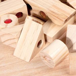 Sofisticado Juego de Bloques de Madera Montessori para Construir, Juguete de Apilamiento, Kit de Construcción de Calles, Piedras Brillantes - Product Image 6