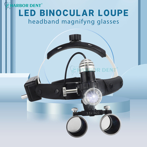 Loupes dentaires professionnelles 2.5X/3.5X avec <span class=keywords><strong>loupe</strong></span> de <span class=keywords><strong>dentiste</strong></span> LED réglable <span class=keywords><strong>pour</strong></span> <span class=keywords><strong>loupe</strong></span> binoculaire de phare de dentisterie - Product Image 6