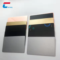 Carte de visite numérique NFC en acier inoxydable de haute qualité, personnalisée, avec relief virtuel