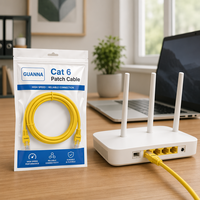 Kabel Patch Jaringan Berkualitas Tinggi 305m CCA Cat6a UTP FTP SFTP 23AWG untuk Pengkabelan Ruang Server Profesional