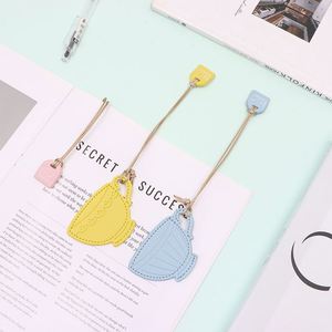 2 Days Ship Coffee Cup Bookmark PU Leather Exquisite Book Page Clips New Stamped <b>Teacup</b> Bookmarks Gifts for Students Teachers - Product Image 3