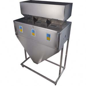 Dispensador de Alta Precisión de Acero Inoxidable con 3 Cabezales para Envasar en Bolsas de 9999g Uvas, Frutos Secos, Bayas de Goji, Especias en Polvo, Harina, Café y Té - Product Image 3