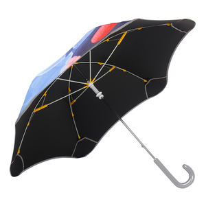 Nouveau <span class=keywords><strong>parapluie</strong></span> pour enfants à coins arrondis <span class=keywords><strong>de</strong></span> style dessin animé, poignée incurvée, boîte en carton, logo personnalisé, minimaliste, manuel, en plastique, pour enfants - Product Image 1