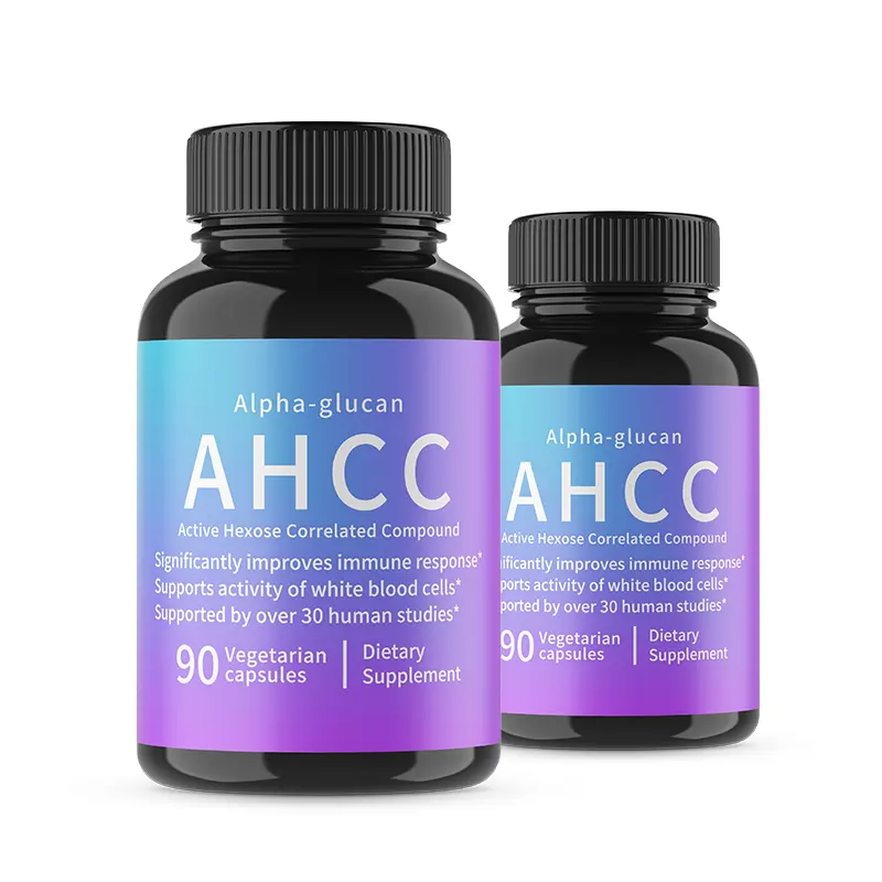 High Quality Private Label Maintains Natural Killer Cell Activity AHCC Capsules For Immune Support AHCC Herbal Supplement