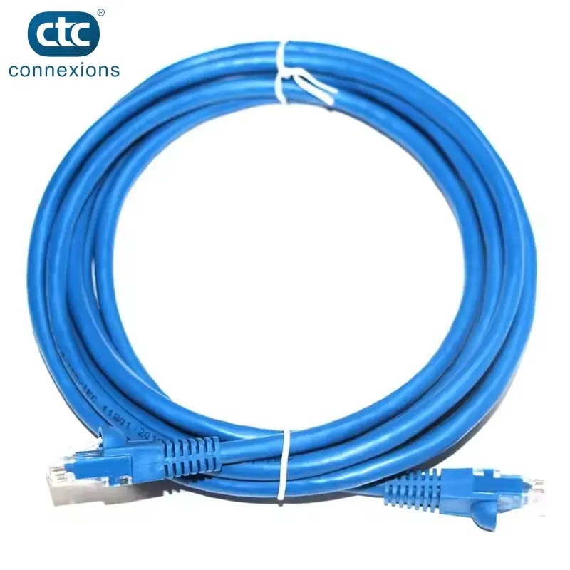 Precio bajo de fábrica 1M Cable de red UTP FTP SFTP Cat5 para cable Ethernet de parche Lan