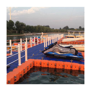 Kunden spezifische schwimmende Plattform aus hoch molekularem Polyethylen Wasser dock Ponton Marine zubehör Kolben teil zusammen gebautes Spleiß wasser - Product Image 5