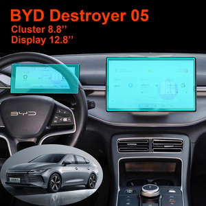 Protezione Schermo in Vetro Temperato 9H per Display Multimediale Cruscotto Auto BYD Destroyer 05 King 12.8'' 15.6'' - Product Image 2