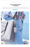 Banque d'alimentation portable de poche mini 1500 mAh haute capacité avec charge rapide 12W et interface d'entrée Type-C haute efficacité