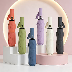 Paraguas Plegable de 3 Secciones Más Popular, Protección UV Contra la Lluvia y el Sol, Diseño Moderno para Viajes, con Impresión de Logotipo - Product Image 1