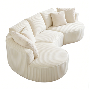 Sofá Modular de Alta Densidad para Sala de Estar, Sofá Seccional para Apartamentos Pequeños, Sofá de Esponja, Venta al Por Mayor - Product Image 3