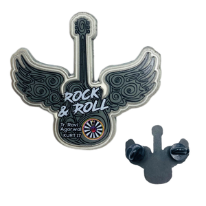 Muzikale Gitaar Legering Creatieve Broche Klein Geschenk Muziekles Emaille <span class=keywords><strong>Pin</strong></span> Voor Club - Product Image 2