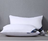 Oreillers en polyester Hilton à ligne simple, 1000g, vente en gros, pour hôtels et maisons
