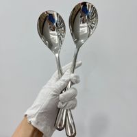 Ensemble de 5 couverts de luxe en acier forgé 304, finition miroir Prague, pour steak et desserts, fourchettes et cuillères, livraison directe usine