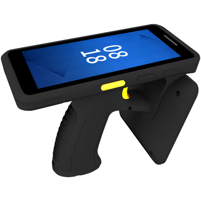 Leapfuture Hotsale Android 14 RFID UHF Handheld Mobile Reader T1U Long Range 2d Barcode Scanner Industry Rugged PDA