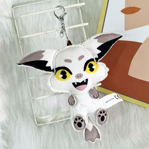 ตุ๊กตาผ้ากำมะหยี่ลายการ์ตูนจิ้งจอกสีขาวของเล่นตุ๊กตาต่อพ่วงของขวัญสำหรับเด็กผู้ผลิตขายส่ง - Product Image 3