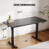 Bureau élévateur électrique moderne à double moteur Table de jeu intelligente pour ordinateur Mobilier polyvalent de salle de sport pour bureau à domicile