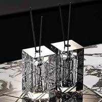 Meilleur coffret cadeau Décoration intérieure Bouteille en cristal Diffuseur de parfum à roseaux Parfum Aromathérapie Porte-encens Artisanat en cristal Cadeaux